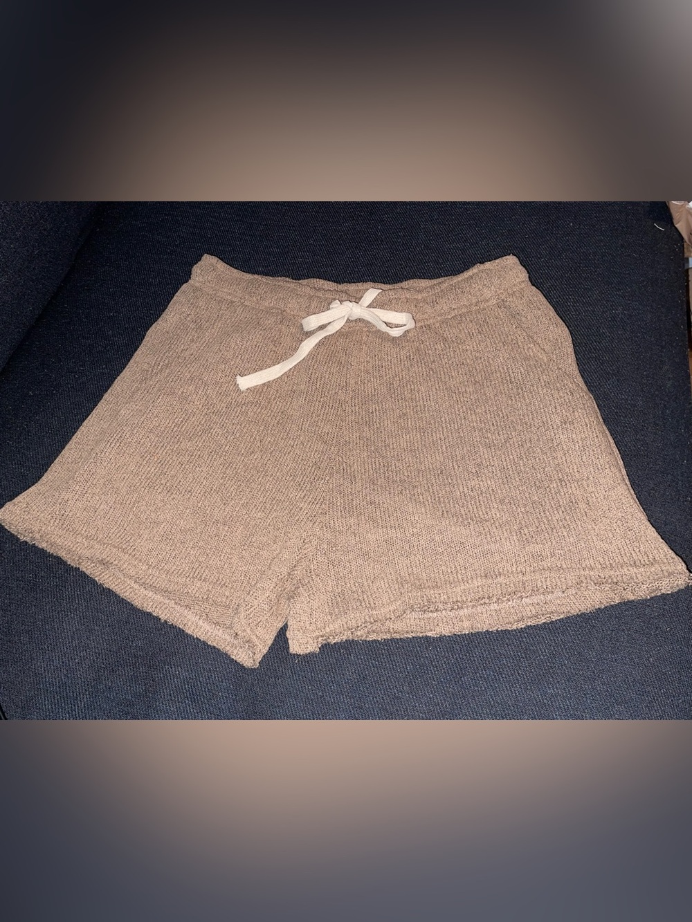 POL Drawstring Women's Shorts - Taupe